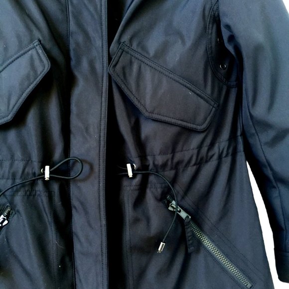 AQUA Black Canyon Parka with Large Fur Hood  S - Picture 2 of 8